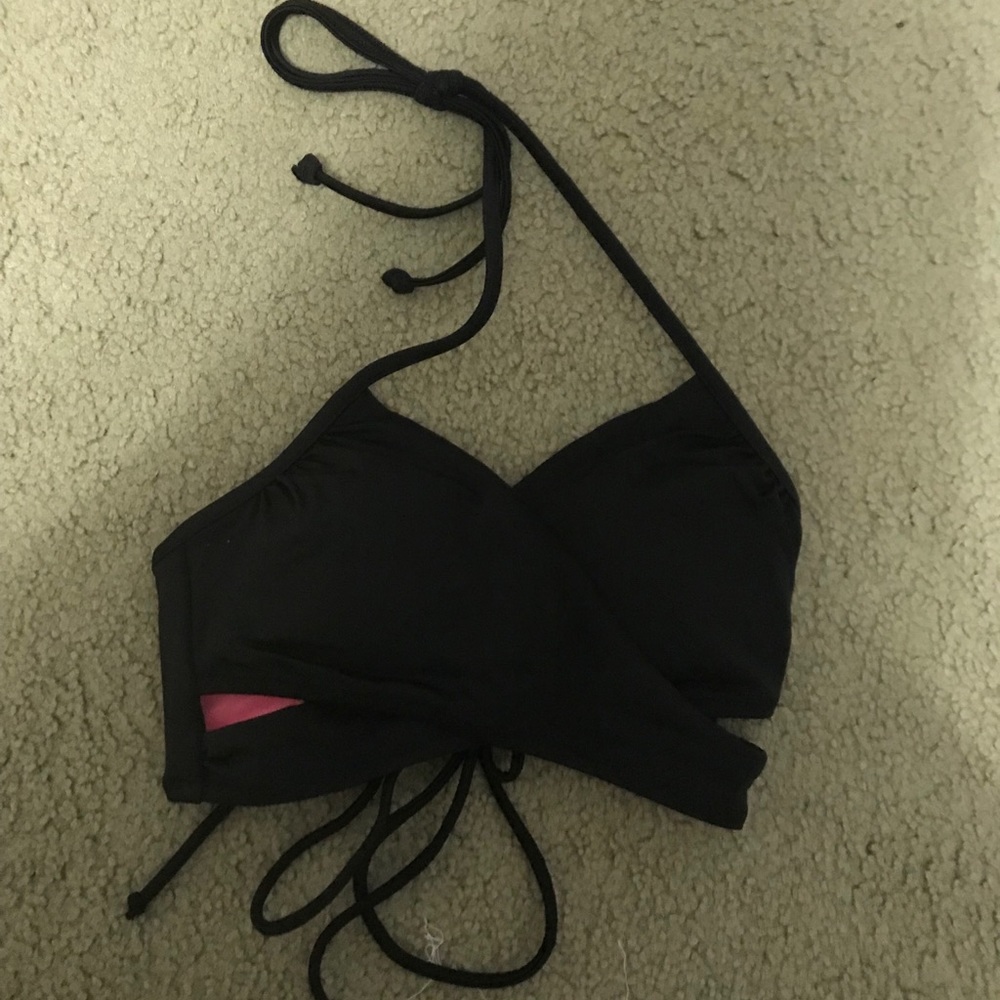 PINK black swim top